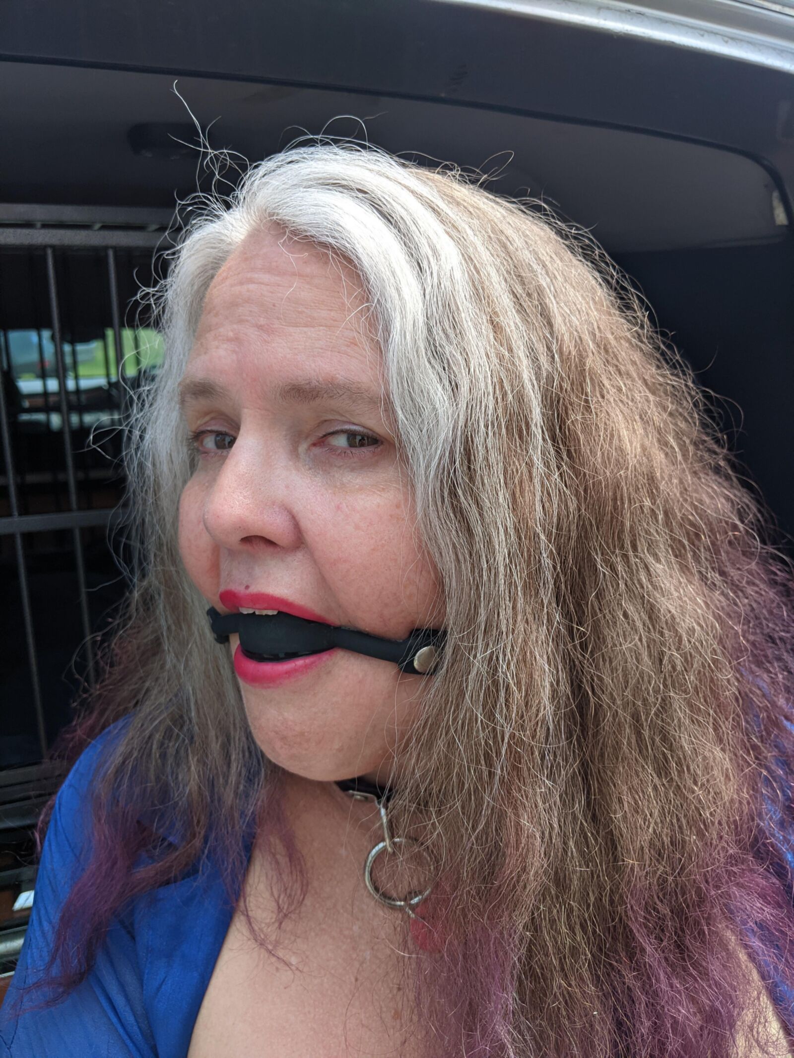 Slut Bound, Gagged, Caged, and Transported