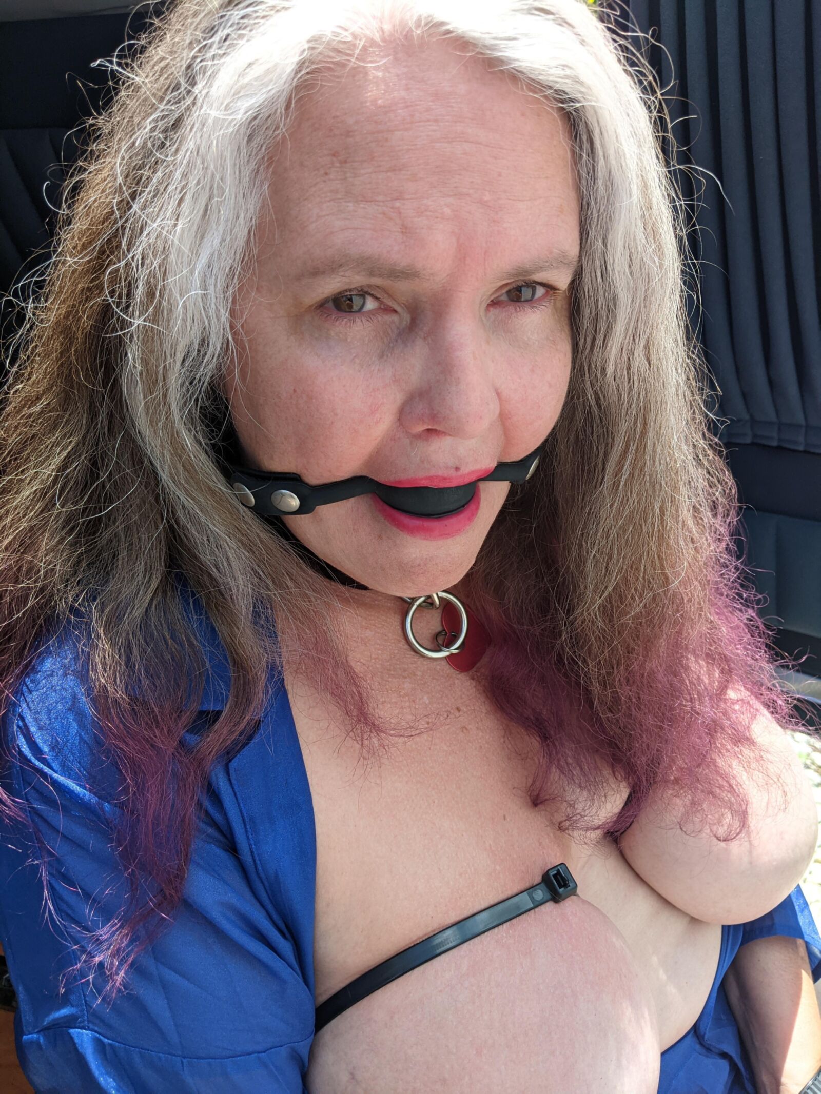 Slut Bound, Gagged, Caged, and Transported