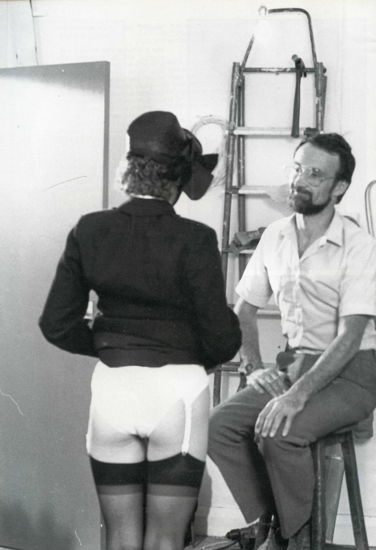 Retro Spanking Blushes picture set Sally Army