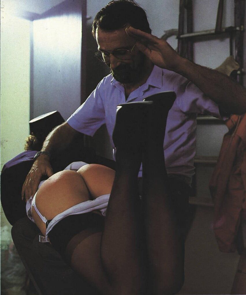 Retro Spanking Blushes picture set Sally Army