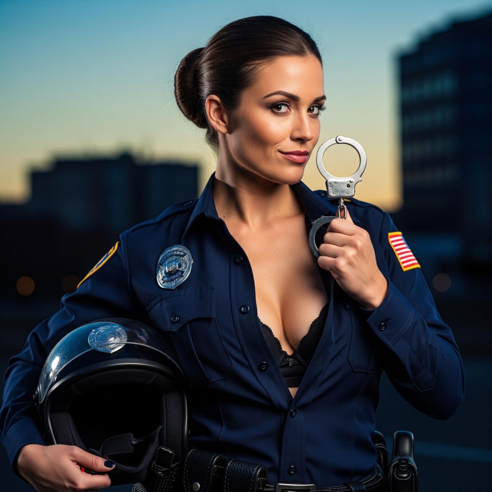 U.S. Female Motorcycle Cops