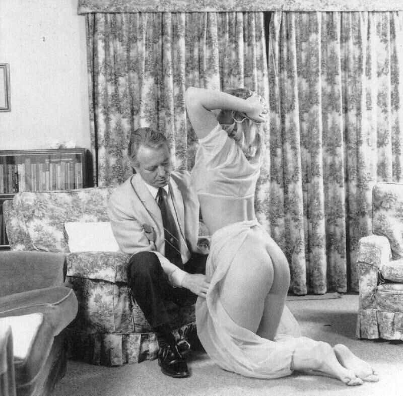 Retro Spanking Blushes picture set Pink veil