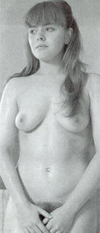 Retro Spanking Blushes picture set Ponytail