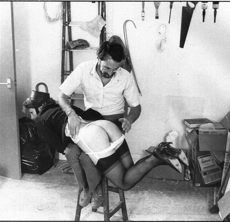 Retro Spanking Blushes picture set Sally Army