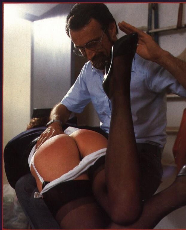 Retro Spanking Blushes picture set Sally Army