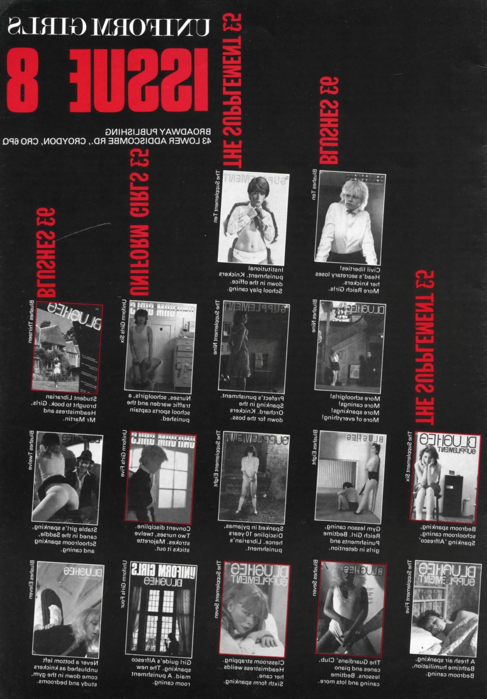 Retro Spanking Uniform Girls issue (complete)