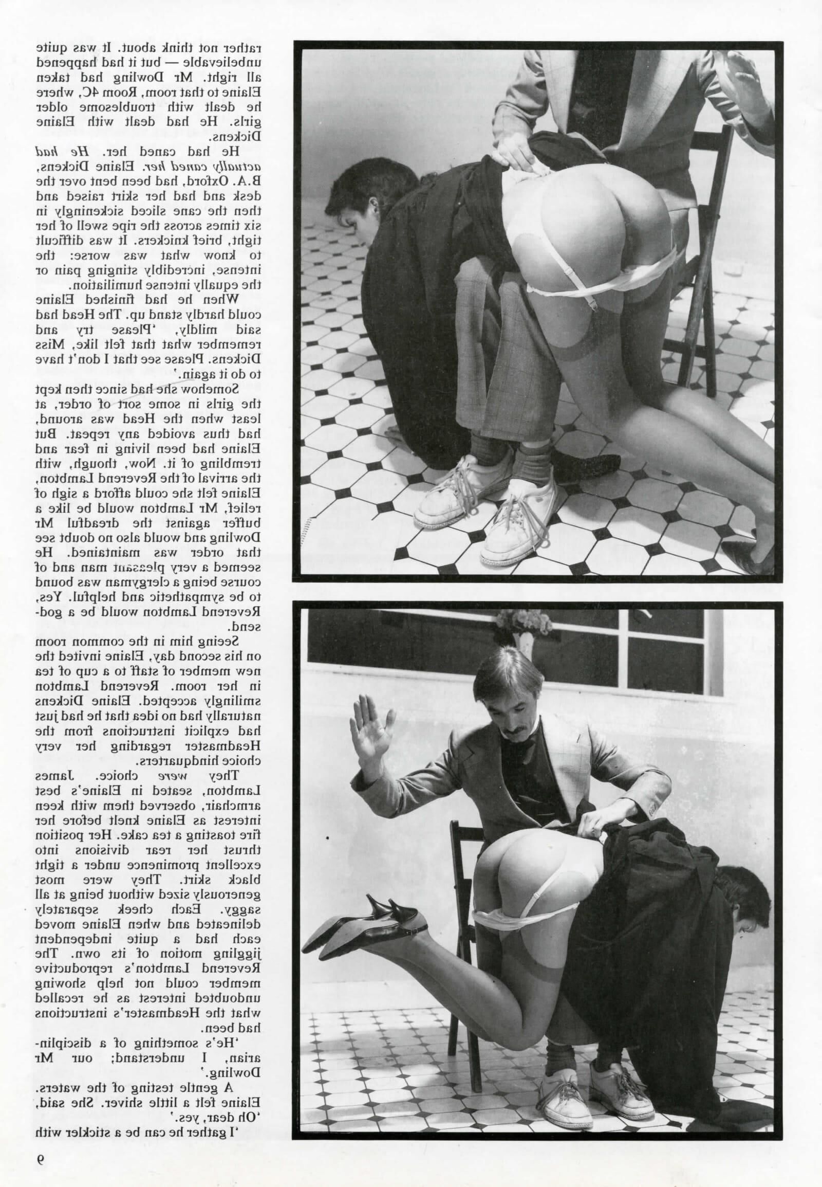 Retro Spanking Uniform Girls issue (complete)