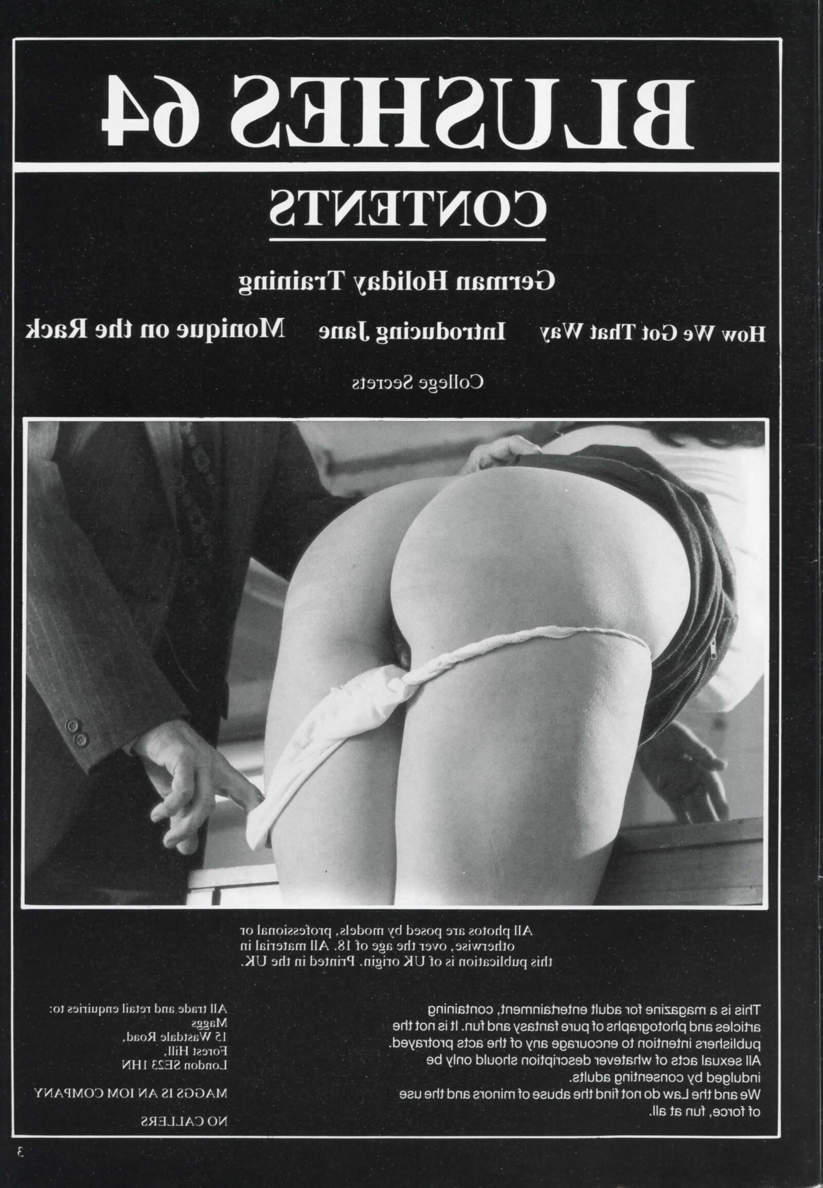 Retro Spanking Blushes issue complete