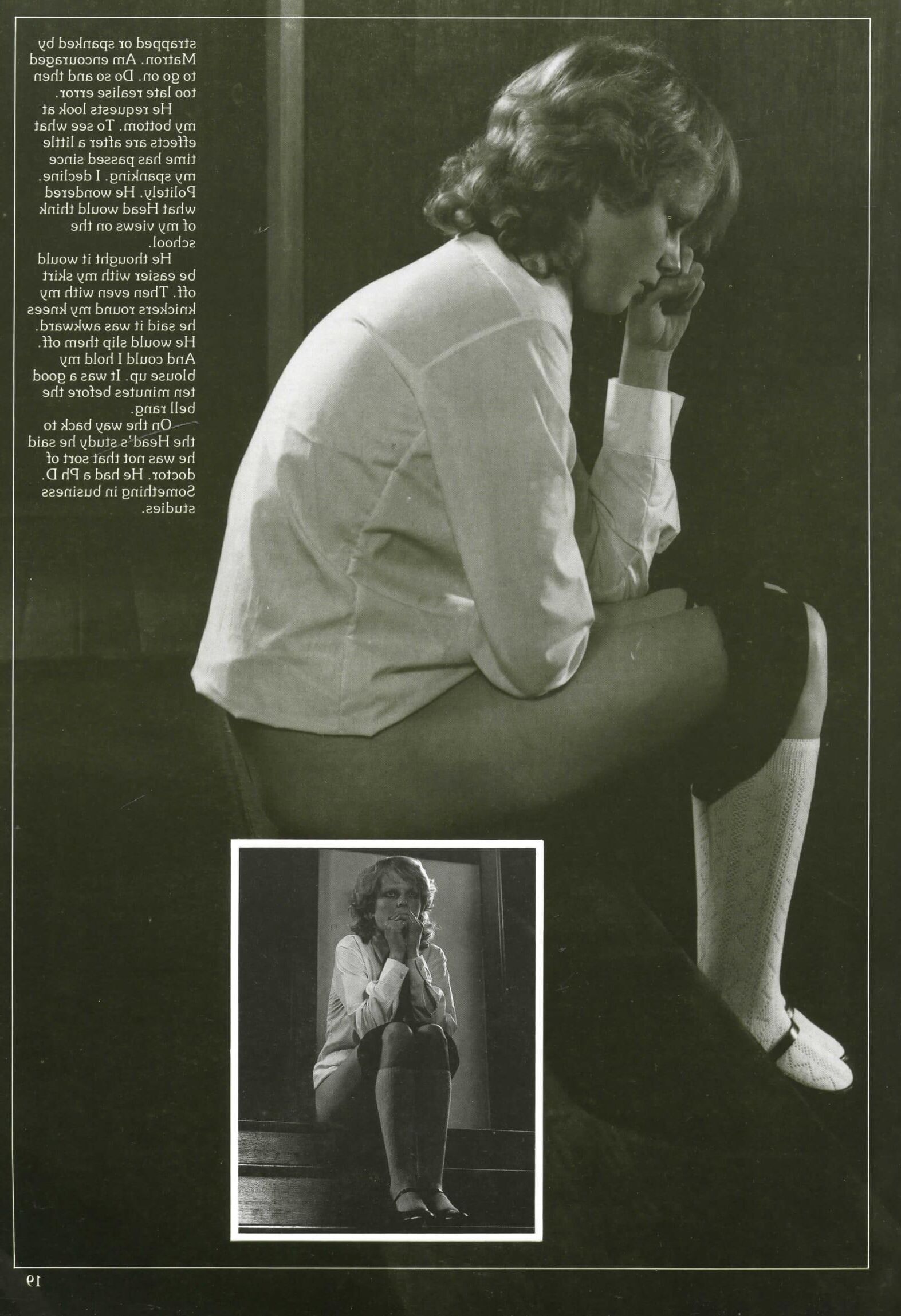Retro Spanking Uniform Girls issue (complete)