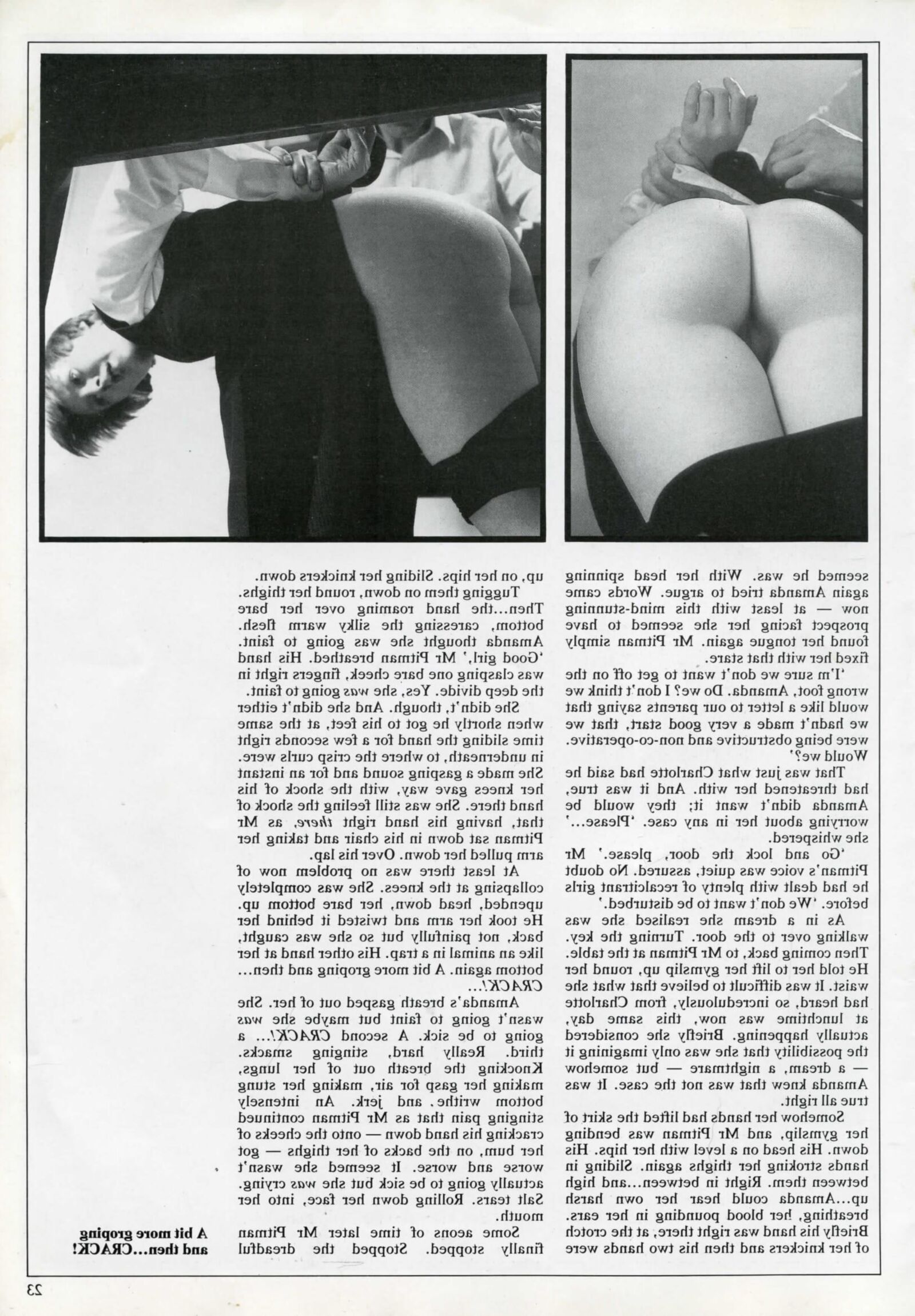Retro Spanking Uniform Girls issue (complete)