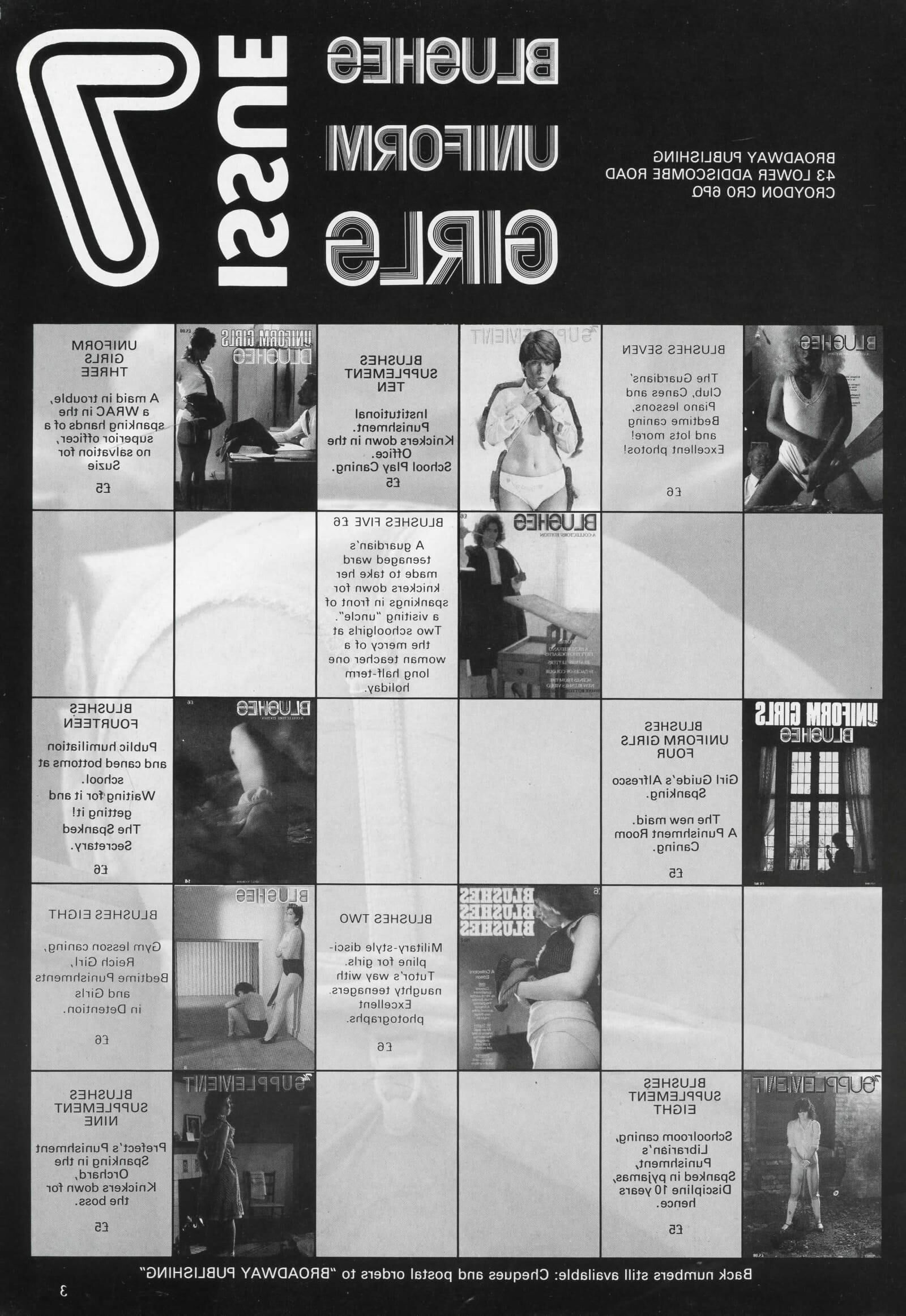 Retro Spanking Uniform Girls issue (complete)