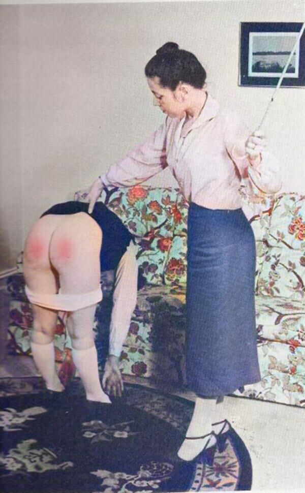 School Ma'am Spanking Caning Schoolgirl 