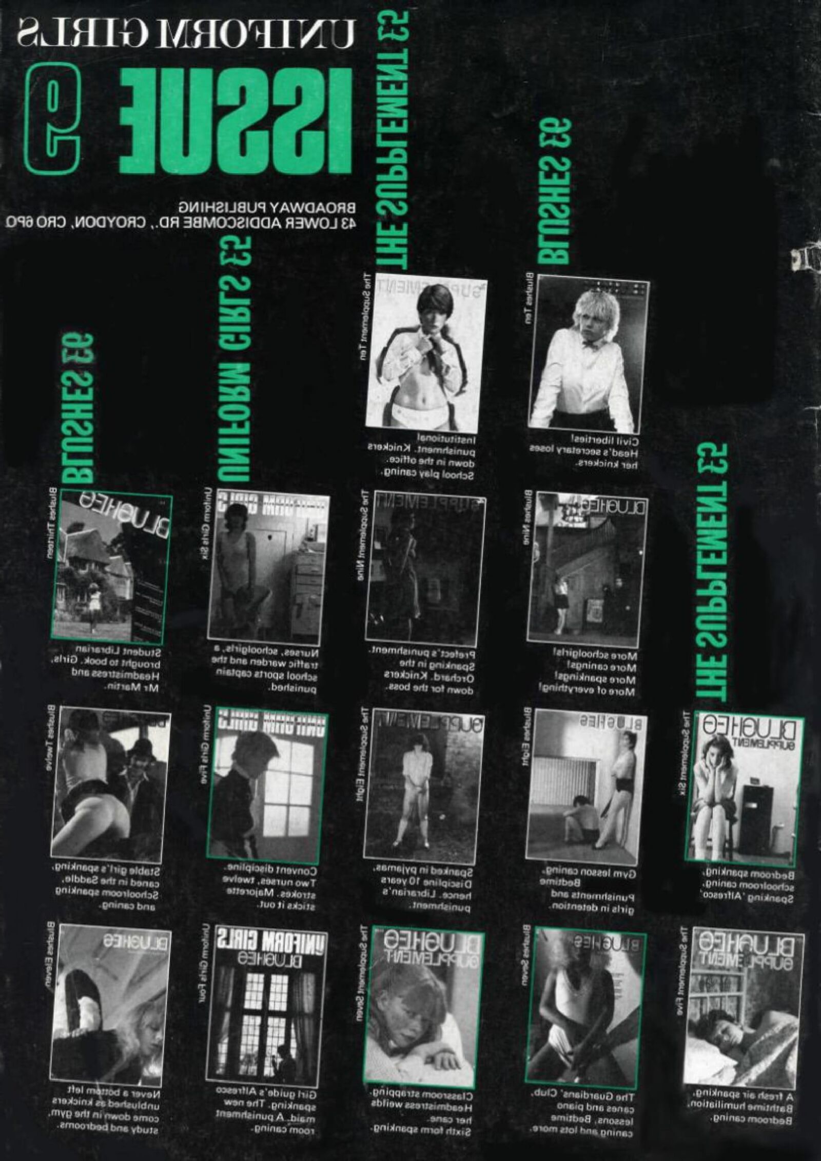Retro Spanking Uniform Girls issue (complete)