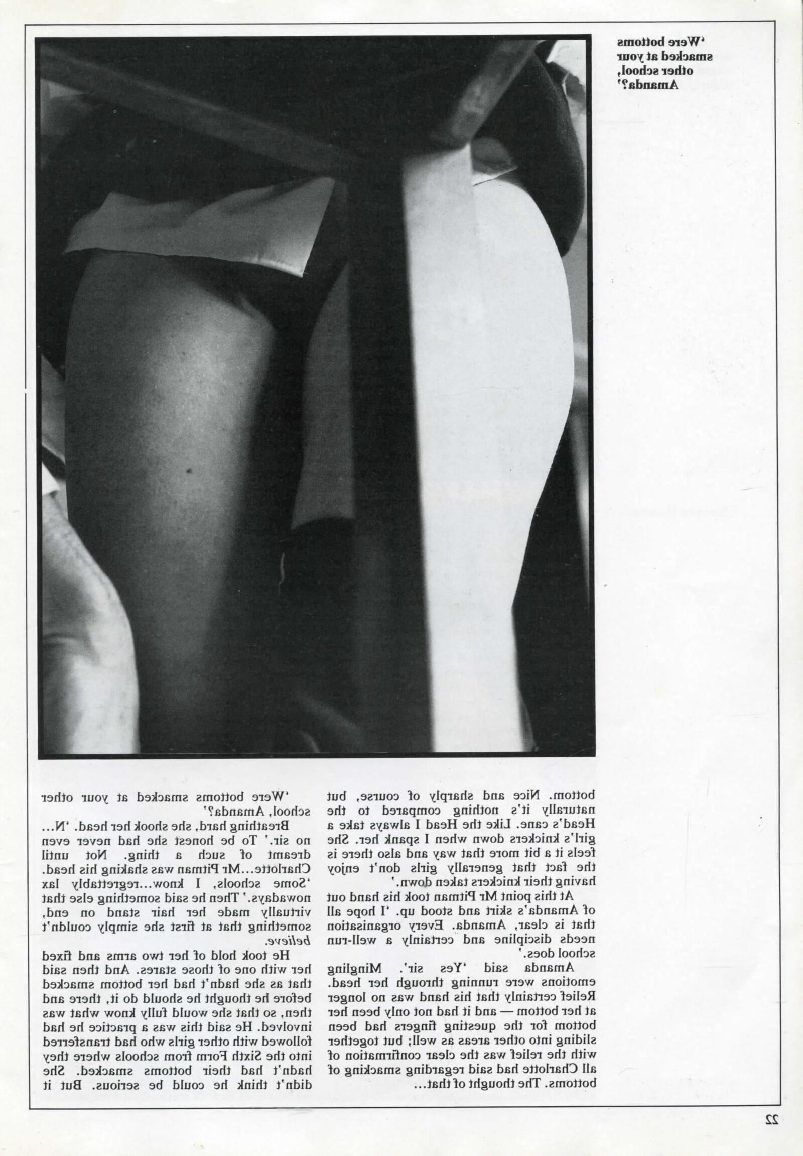 Retro Spanking Uniform Girls issue (complete)