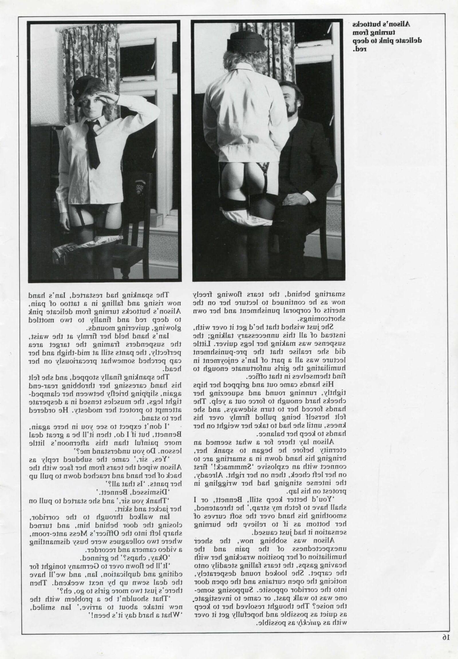 Retro Spanking Uniform Girls issue (complete)
