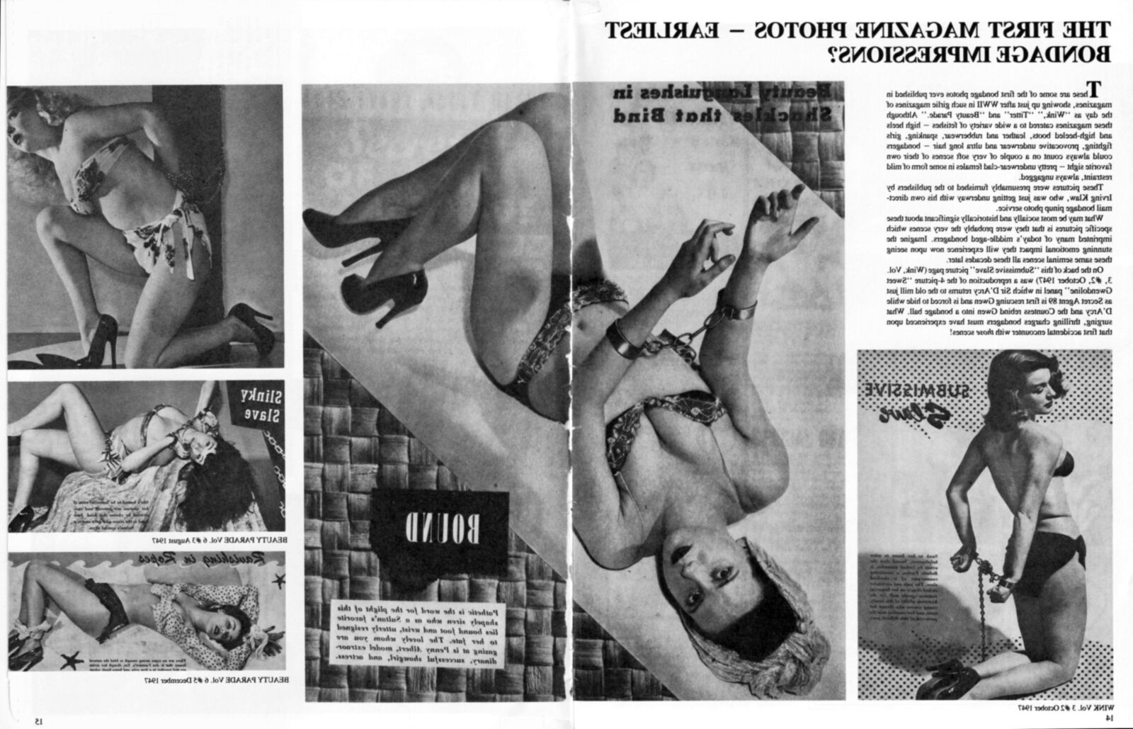Vintage bondage magazine Bondage Photo Treasures 
