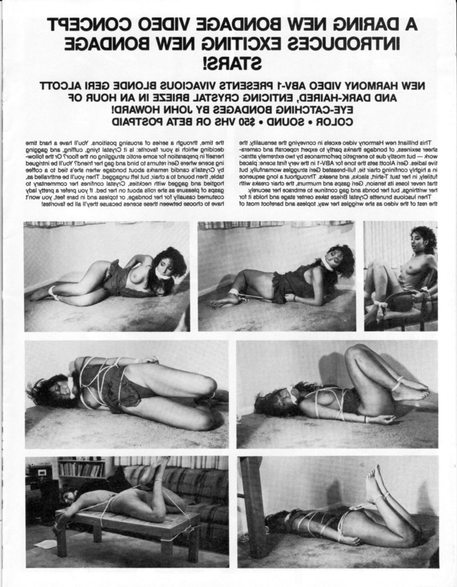 Vintage bondage magazine Bondage Photo Treasures 