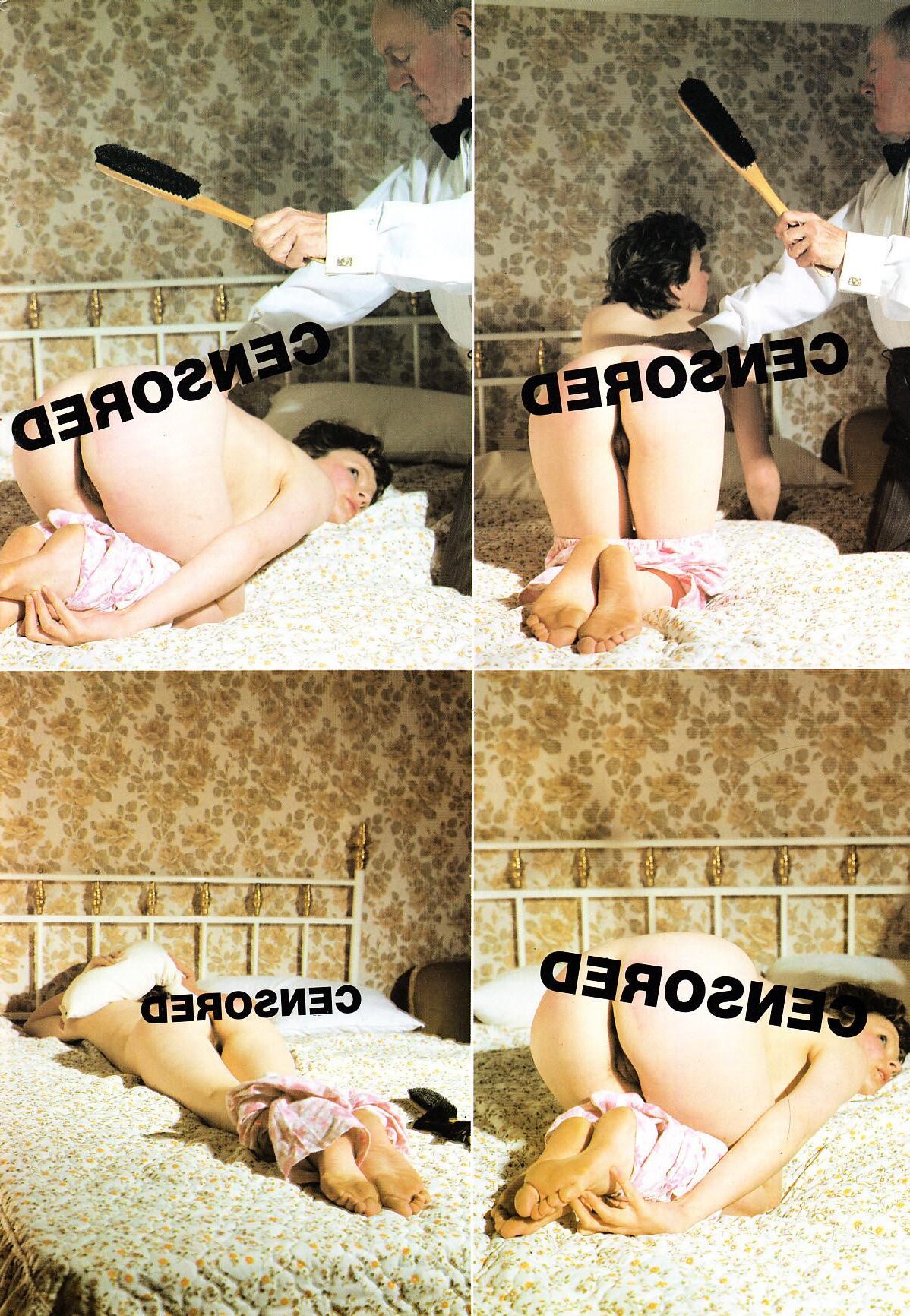 Ретро -шлепающие румян