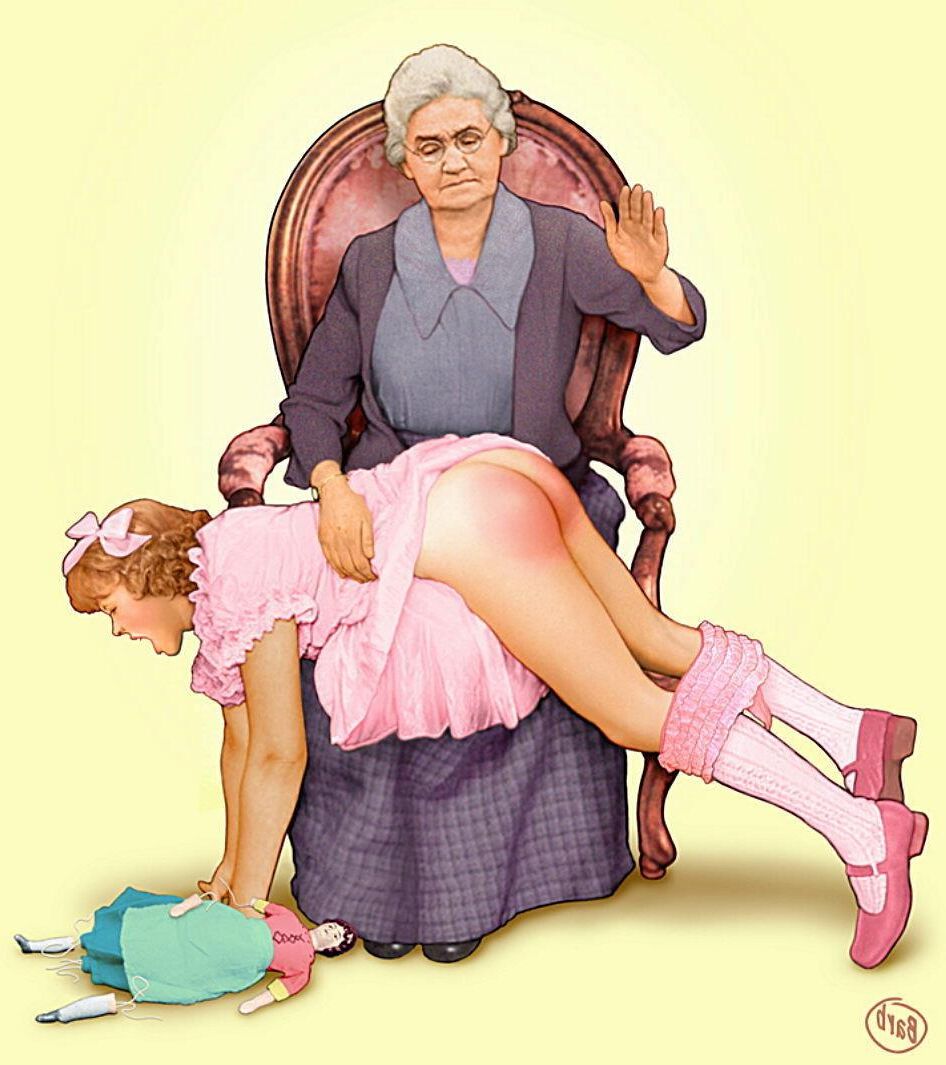 Rare spanking and erotic art