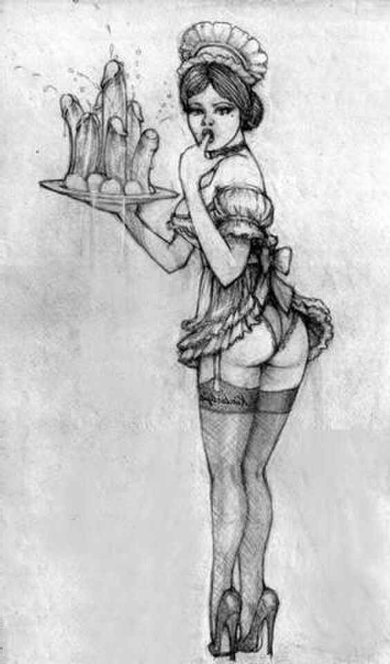 Rare spanking and erotic art