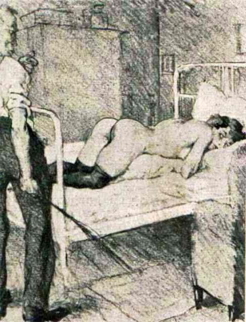 Rare spanking and erotic art