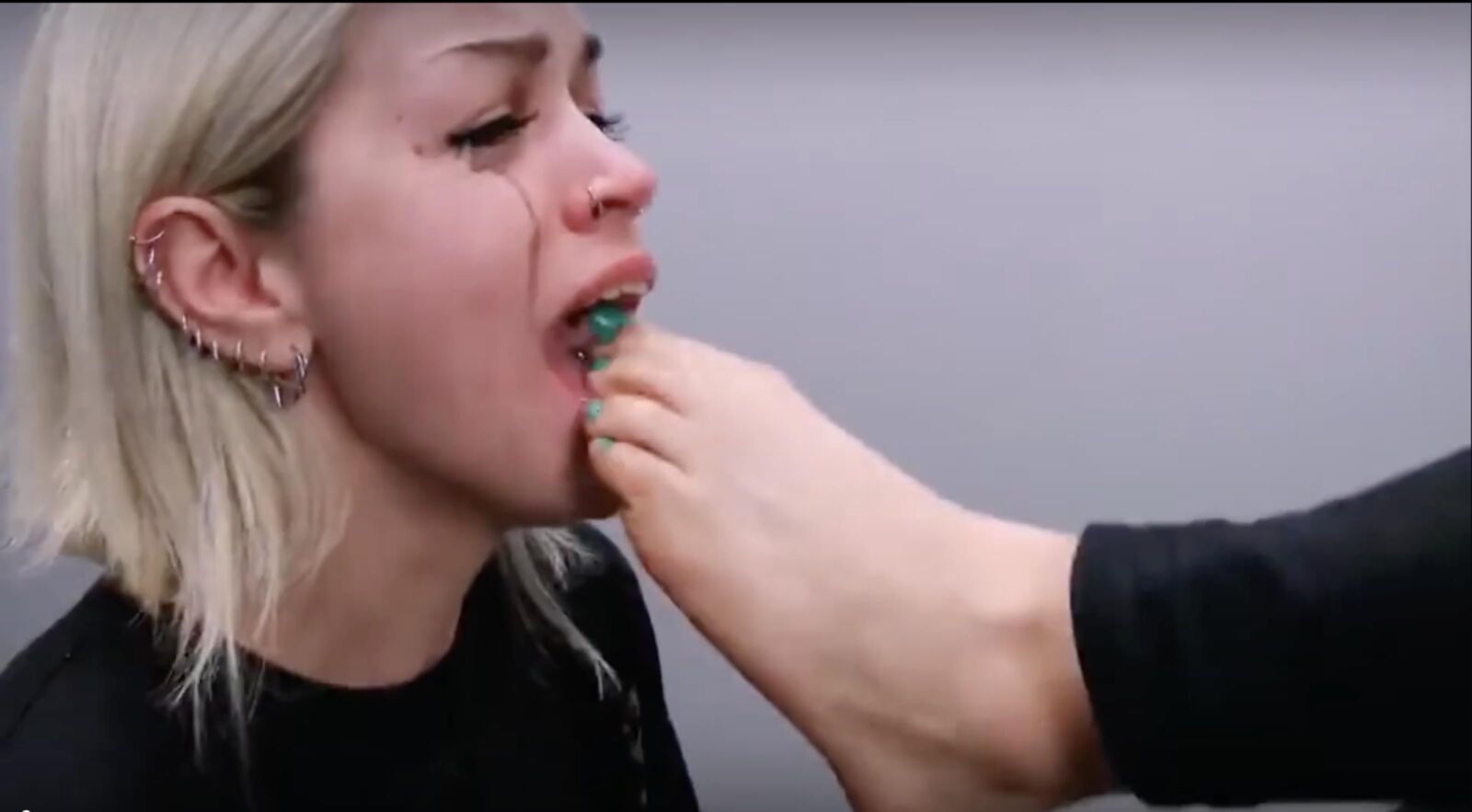 Idiot Blonde Foot Slave