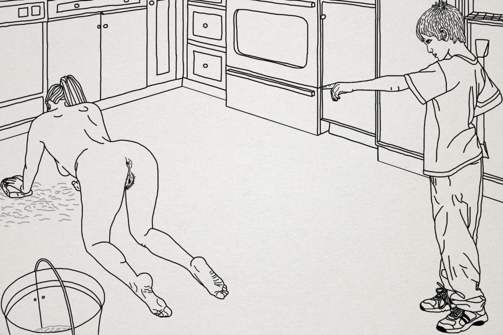 Rare spanking and erotic art