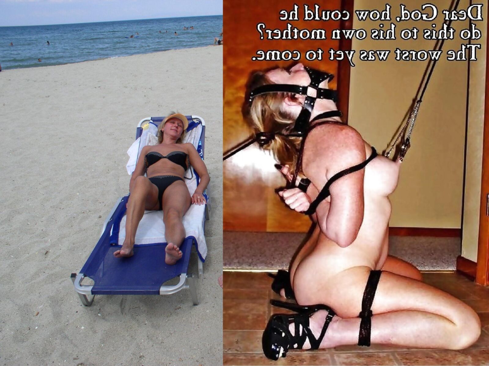 Mom before and after