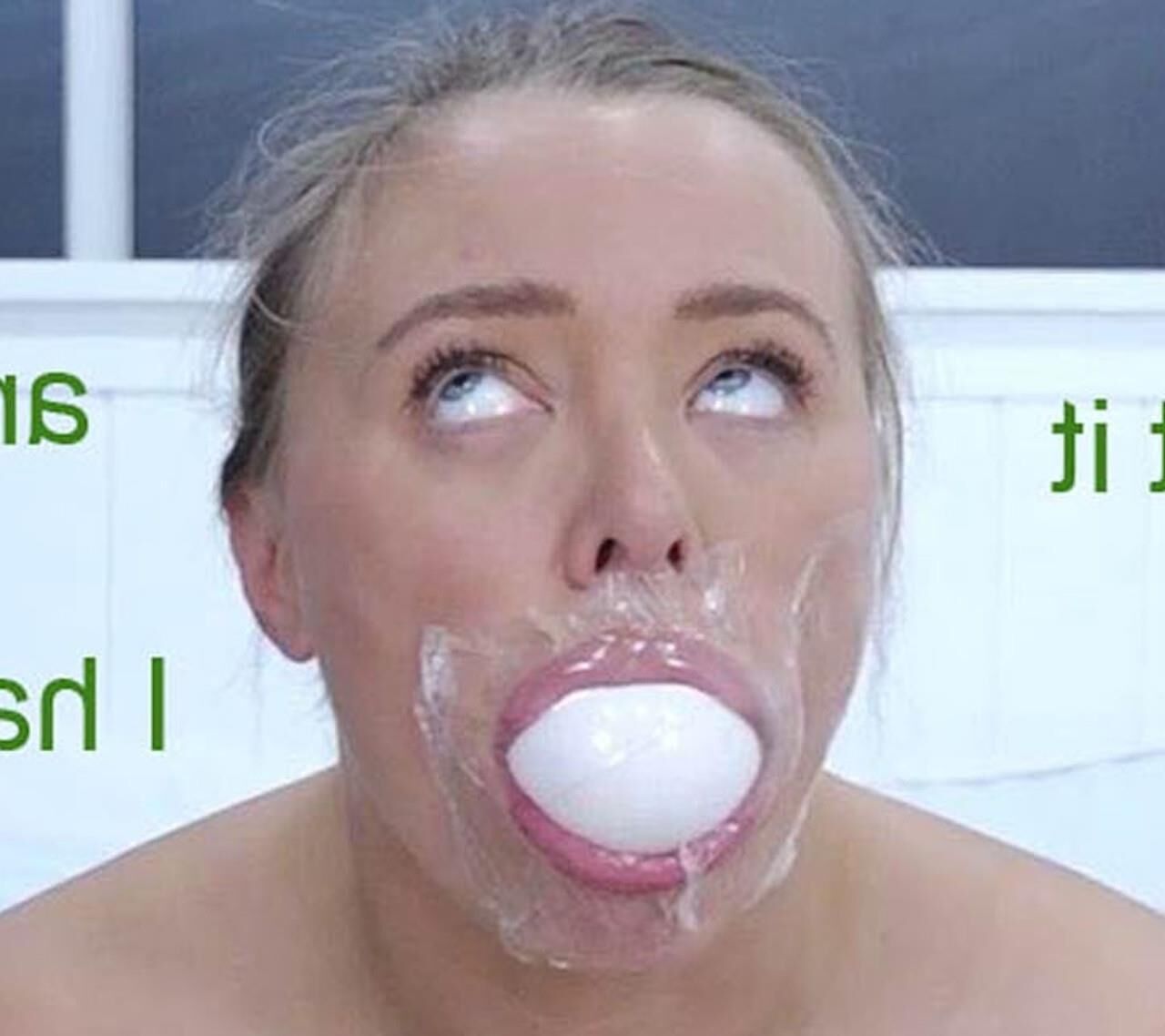 Gagged faces 