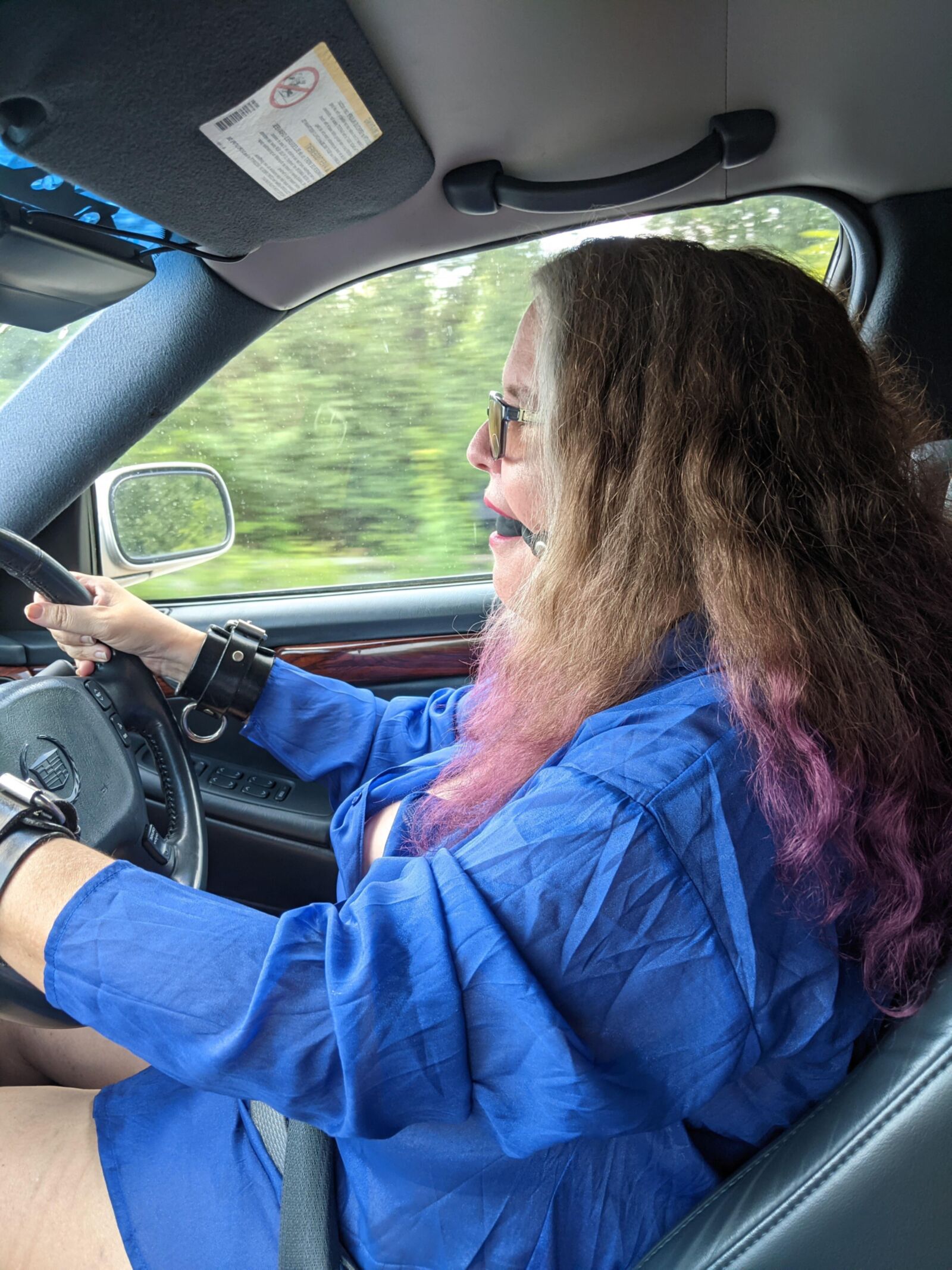 Gagged Slut Out for a Drive