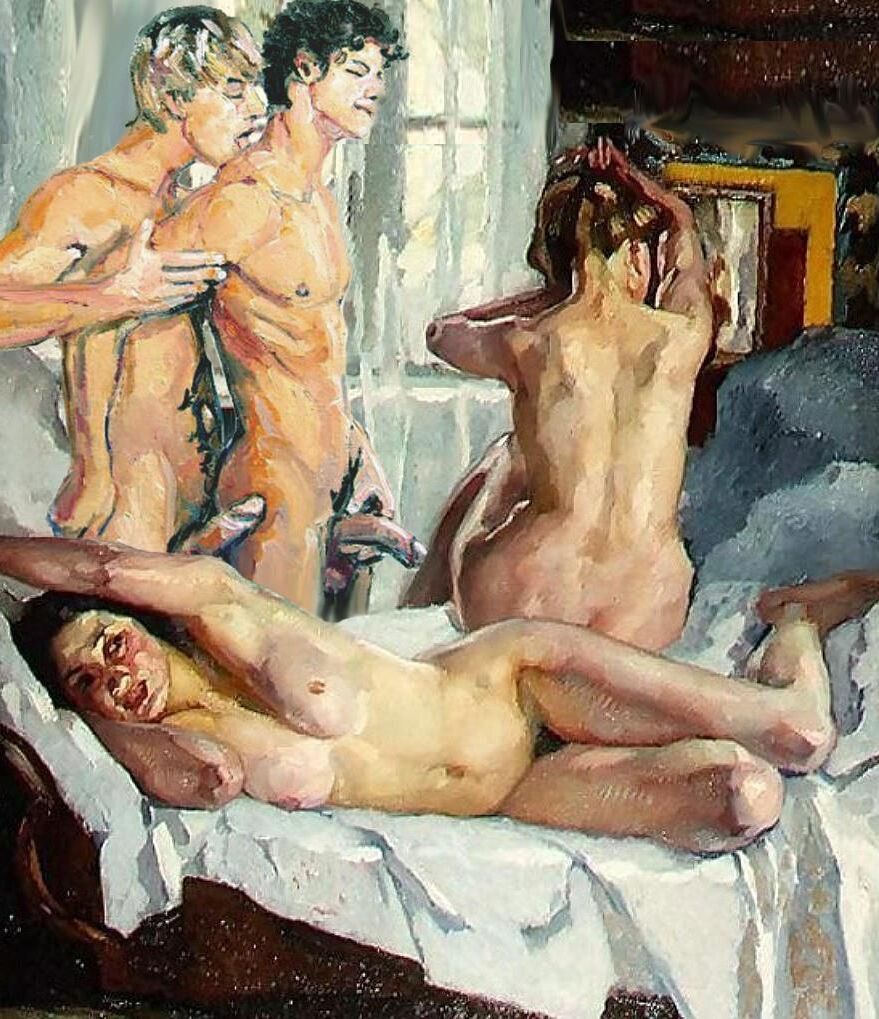 Rare spanking and erotic art