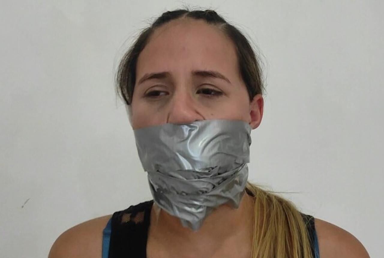 Gagged faces 
