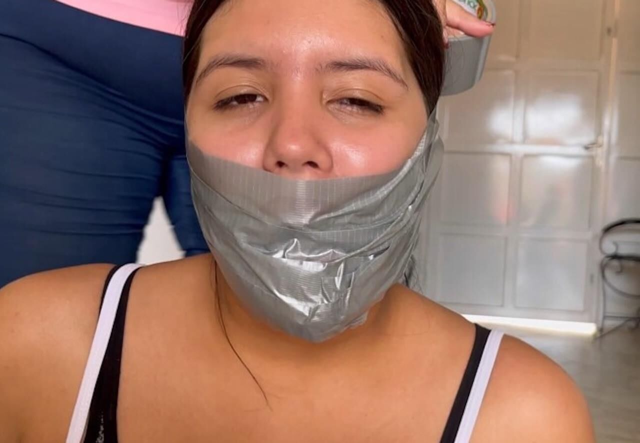 Gagged faces 