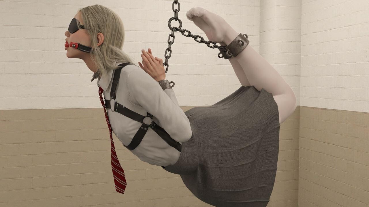 BDSMの問題のボンデージ漫画とDの女性