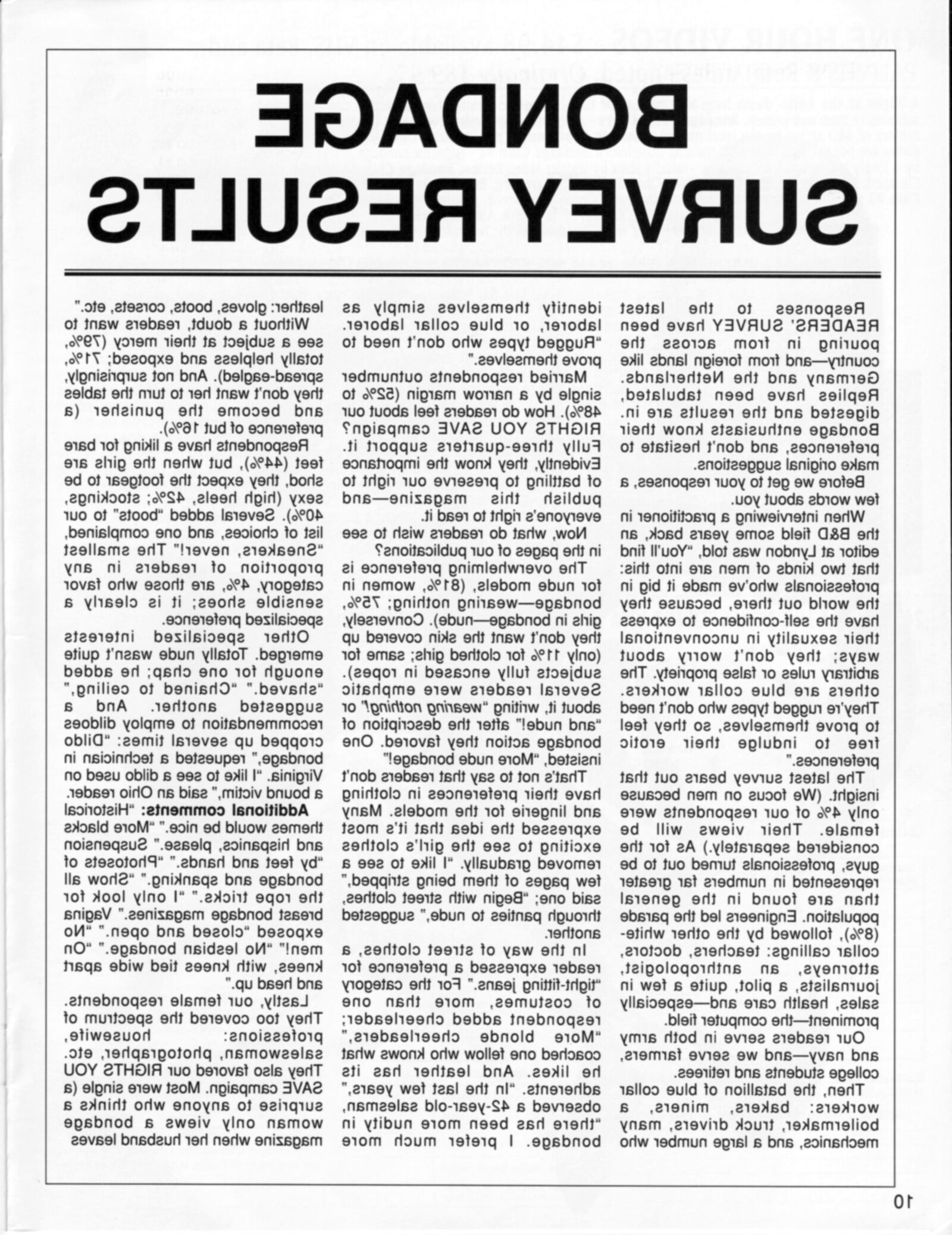 Vintage Bondage Magazine Knoten