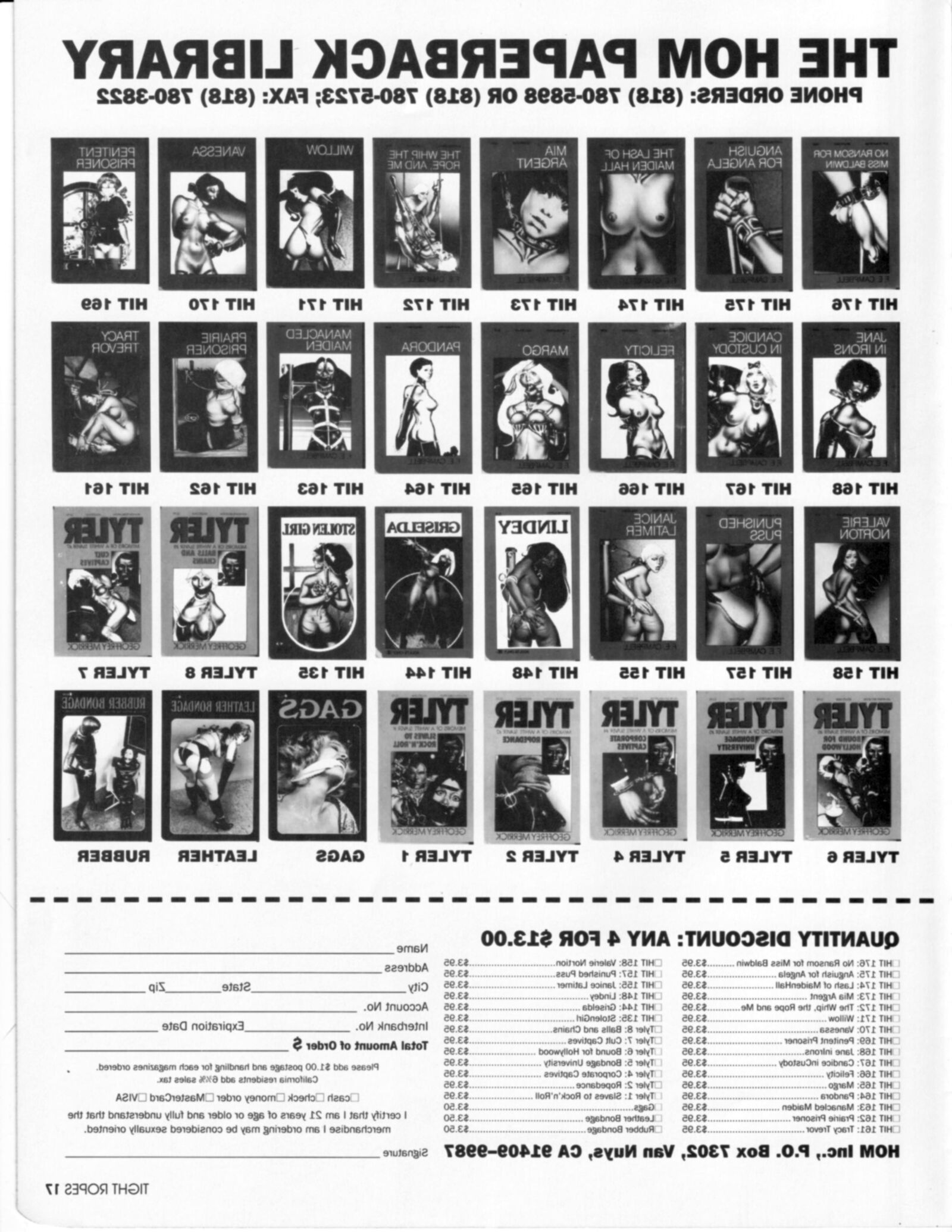 Vintage bondage magazine Tight Ropes 