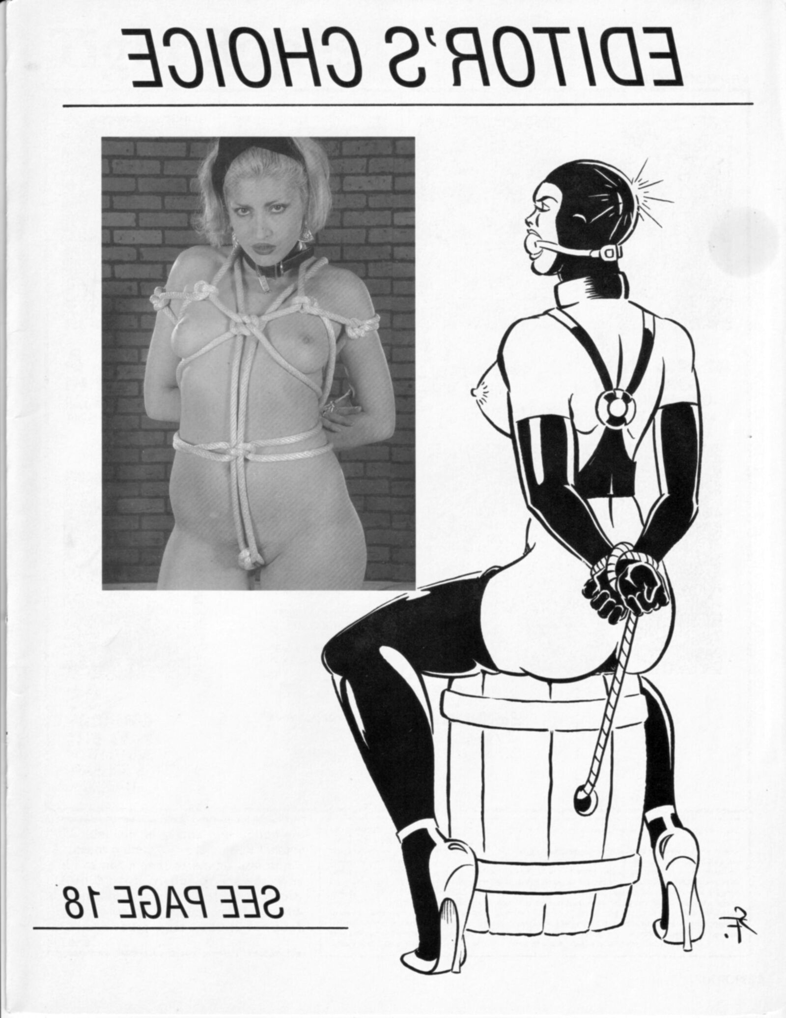 Vintage bondage magazine Tight Ropes 