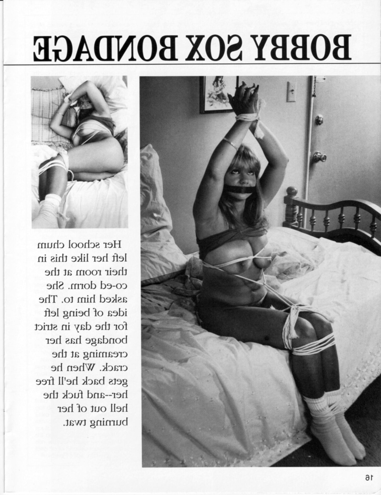 Vintage Bondage Magazine Knoten